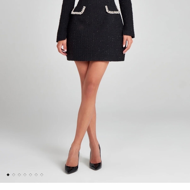 Nadine Merabi Natalie Black Dress
