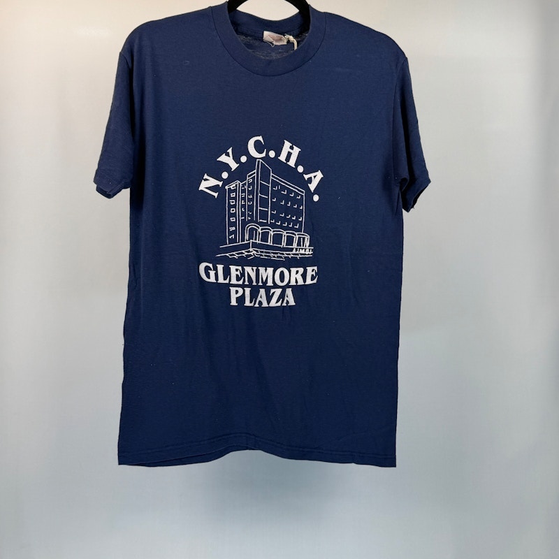 N.Y.C.H.A. Glenmore Plaza T-Shirt Blue