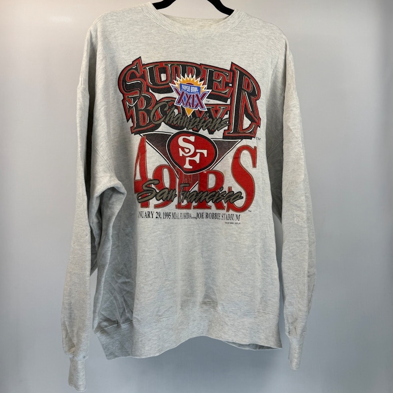 San Francisco 49ers Super Bowl XXIX Champions Sweatshirt Grey