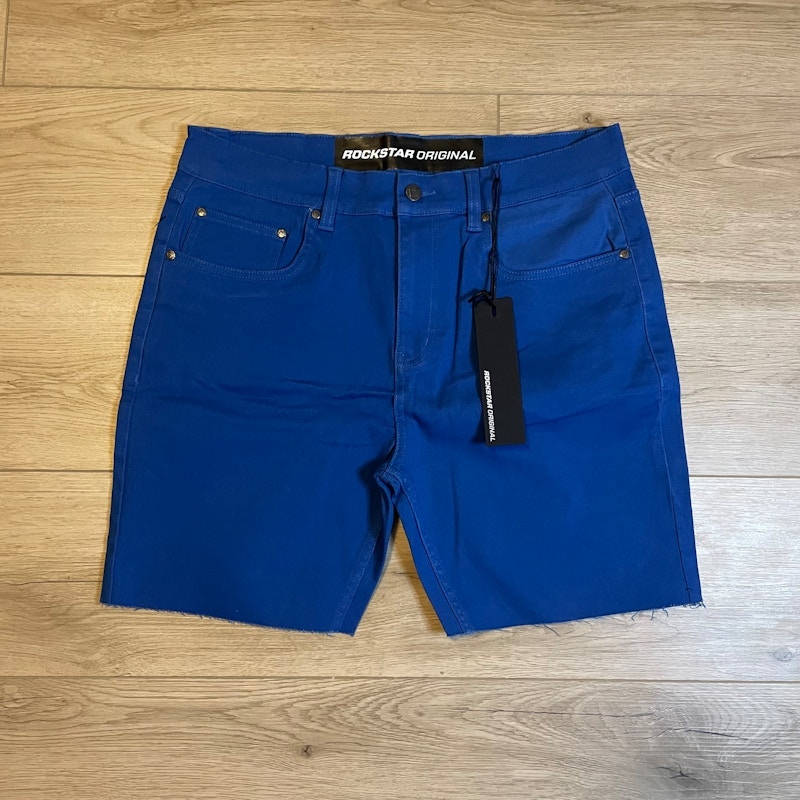 Rockstar Royal Blue Denim Shorts