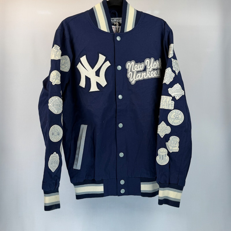 New York Yankees World Series Champions Varsity Jacket Blue