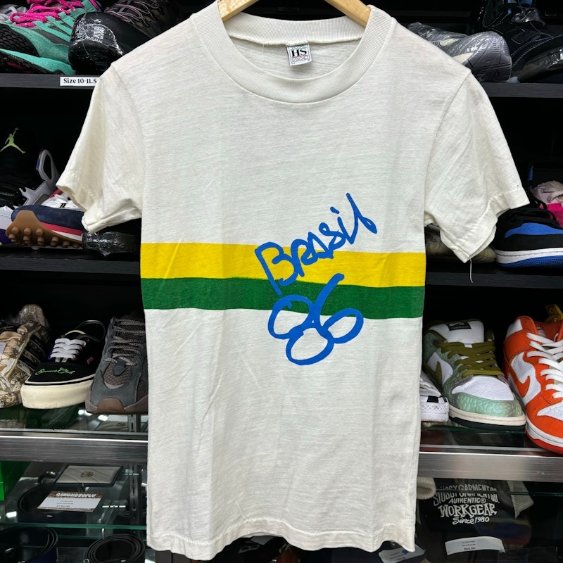 Hugo Sanchez Brasil 86 T-Shirt White