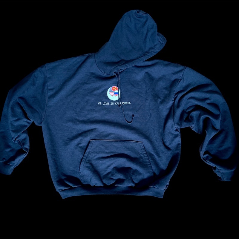 YZY Bully SOFI Live Flag Hoodie Black