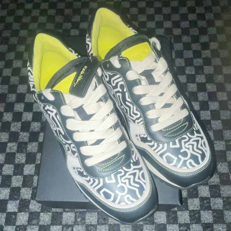 Coach x Keith Haring C121 Runner Black White