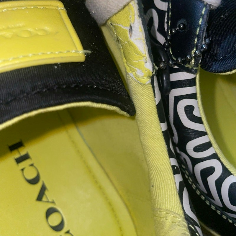 Coach Carter Sneaker Keith Haring Black Neon