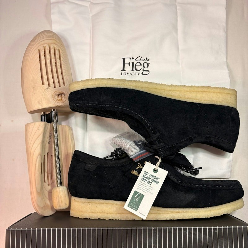 Clarks Originals Wallabee Kith New York Yankees Black