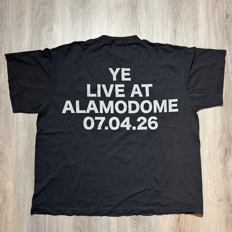 Yeezy YZY Ye Live At Alamodome Tour Merch