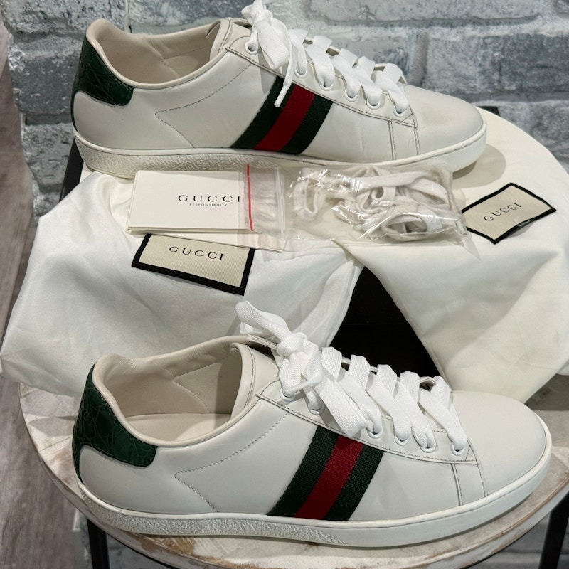 Gucci Ace Sneaker White Green