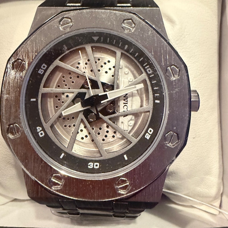 Invicta Speedway Rim Men's Watch Silver