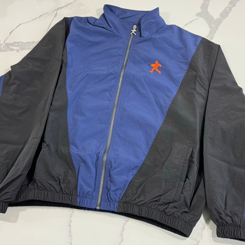 Marty Supreme Classic Warm Up Zip Up Track Jacket Navy