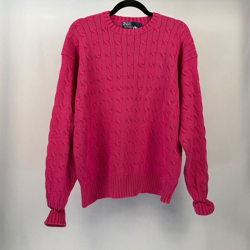 Polo Ralph Lauren Cable Knit Sweater Pink