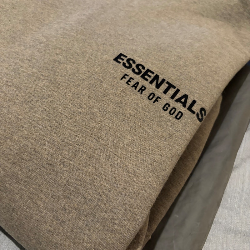Fear of God Essentials Hoodie Brown