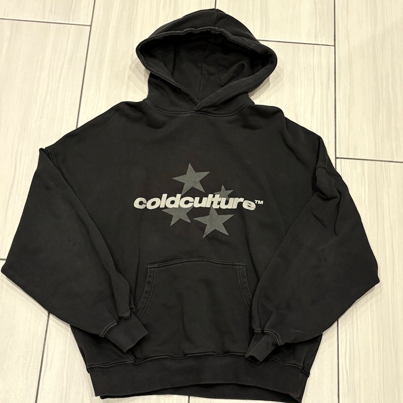 Cold Culture Hoodie Black Stars