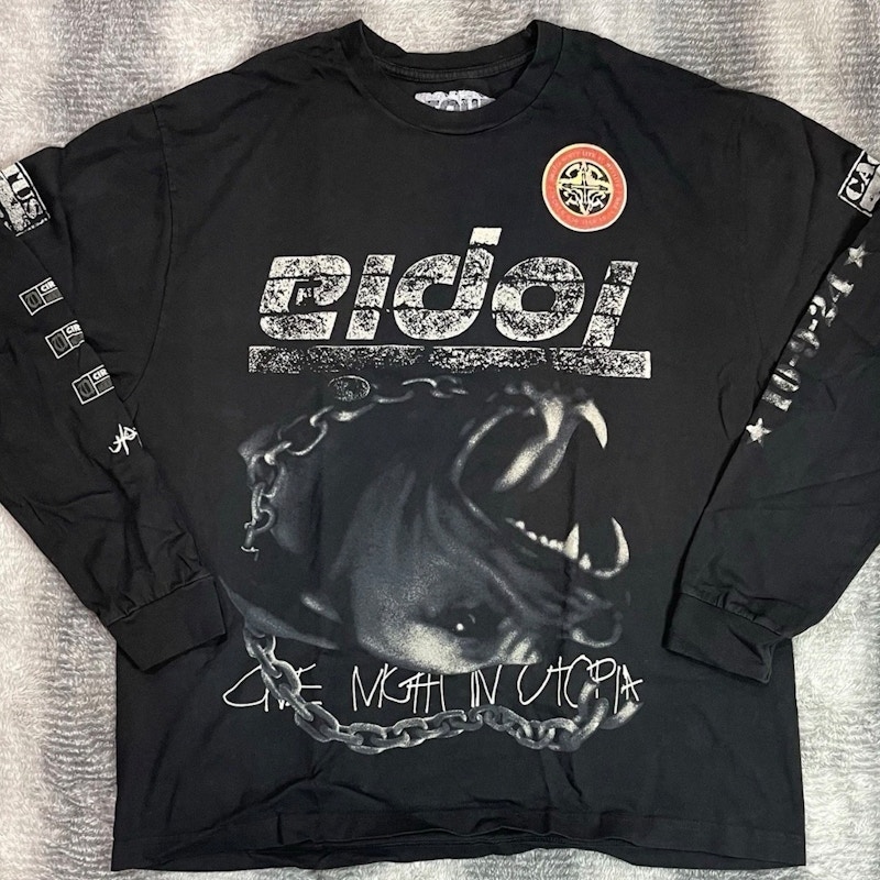 Cactus Jack by Travis Scott Eidol Long Sleeve Black