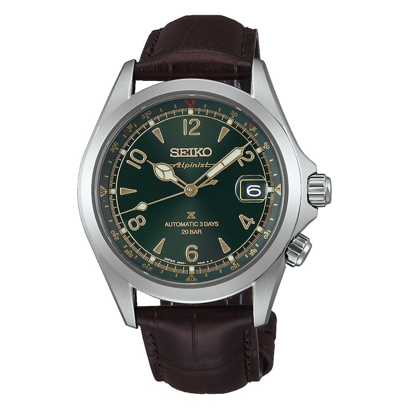 Seiko Alpinist Automatic Watch Green SPB507