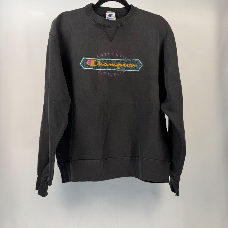 Champion Authentic Athletic Crewneck Sweatshirt Black