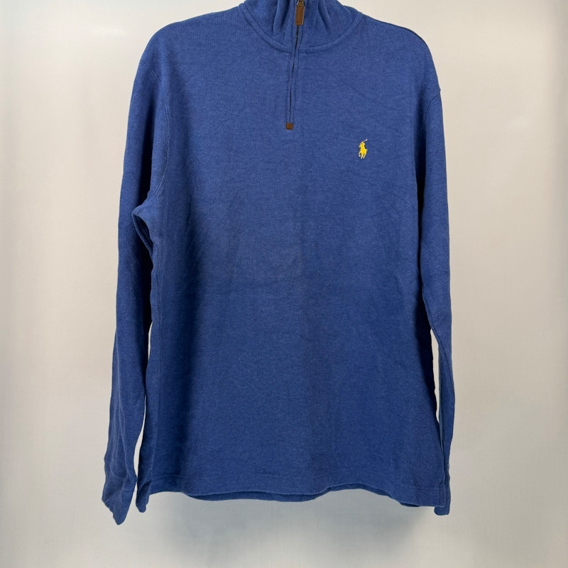 Ralph Lauren Quarter-Zip Sweater Blue