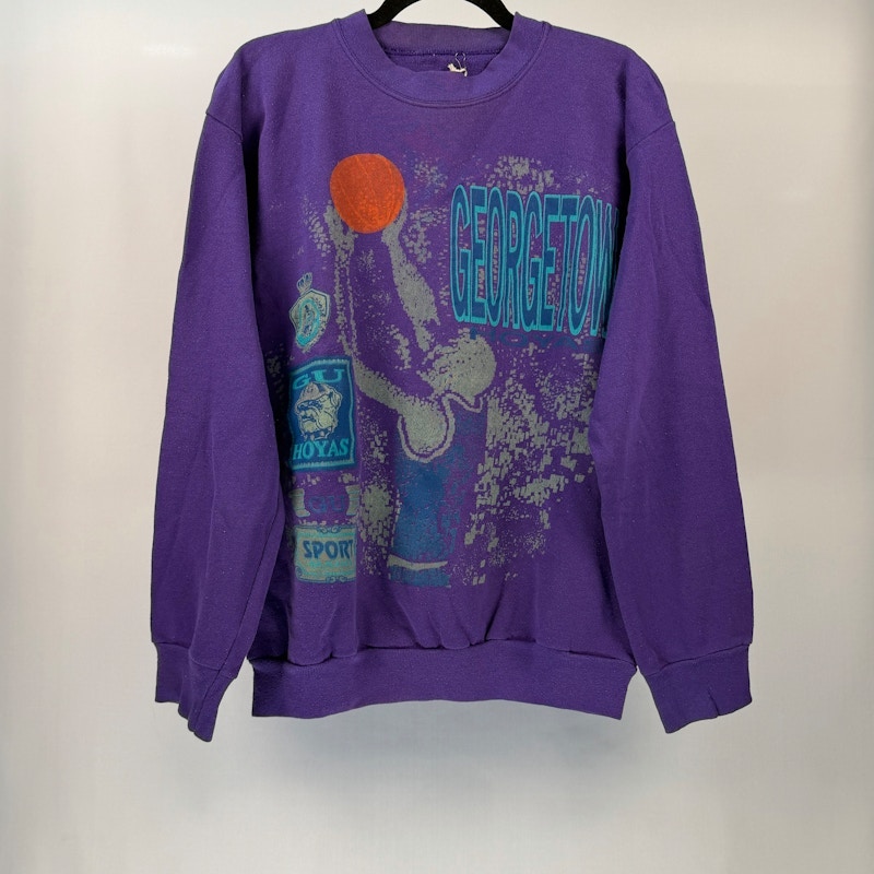 Georgetown Hoyas Crewneck Sweatshirt Purple