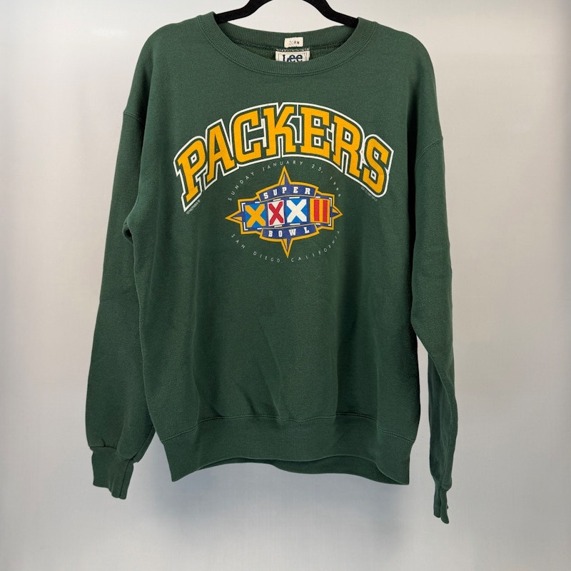 Lee Green Packers Super Bowl XXXI Sweatshirt Green