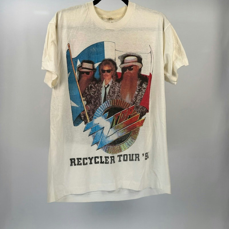 ZZ Top Recycler Tour '91 T-Shirt White