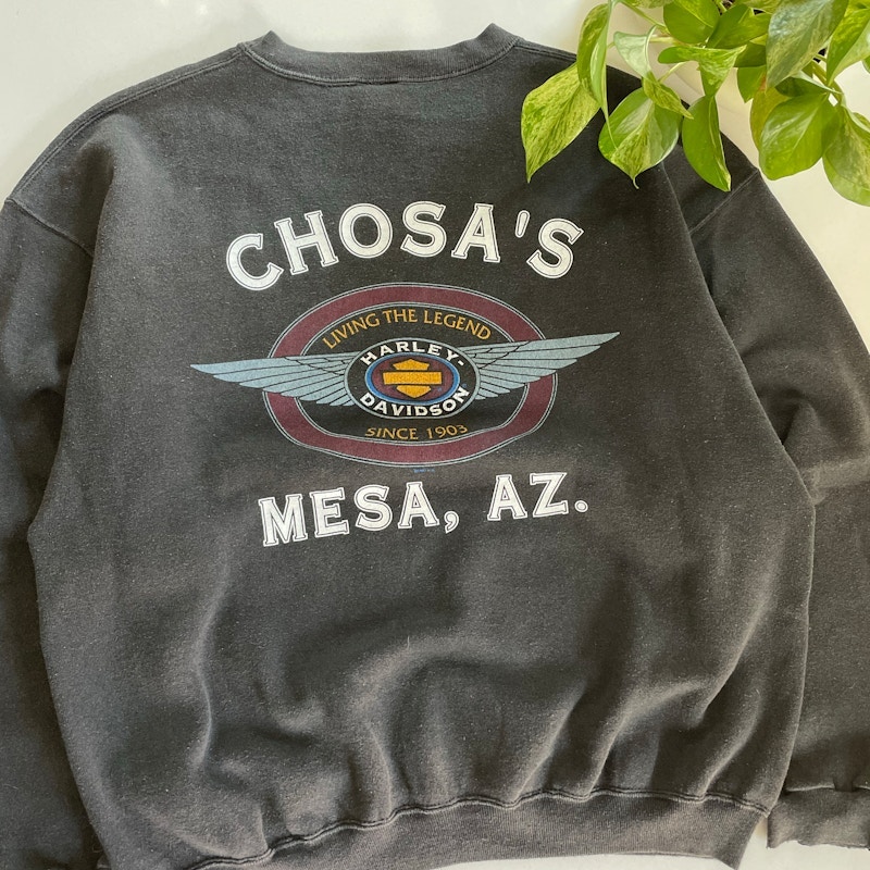 1995 Harley-Davidson Chosa's Mesa, AZ Sweatshirt Black
