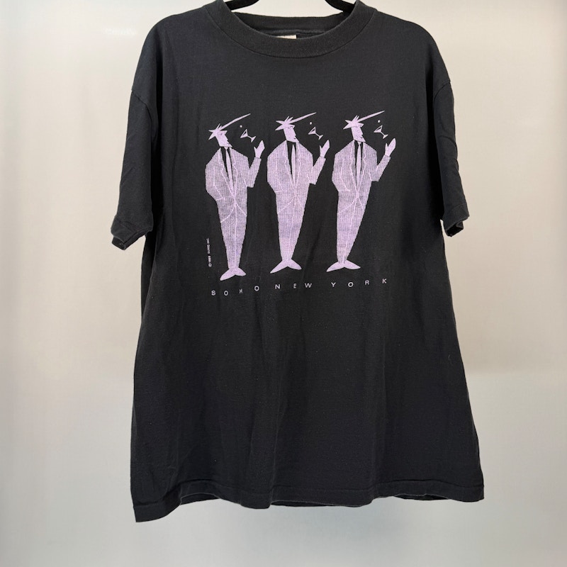Soho New York Graphic T-Shirt Black