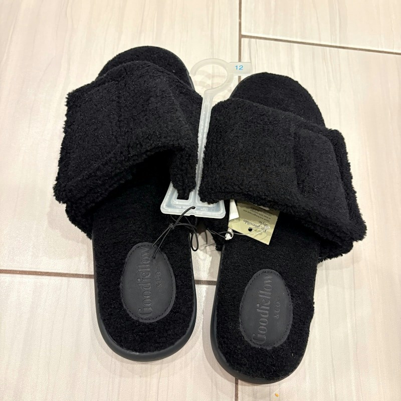 Goodfellow & Co Slide Slippers Rodney Jet Black