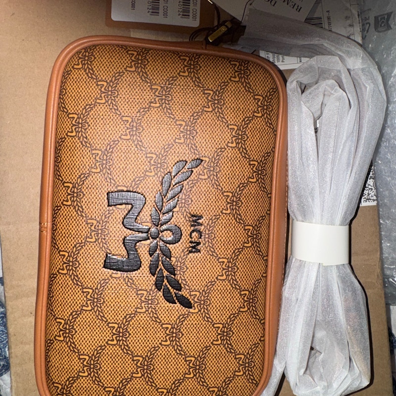 MCM Himmel Crossbody Bag in Lauretos Cognac