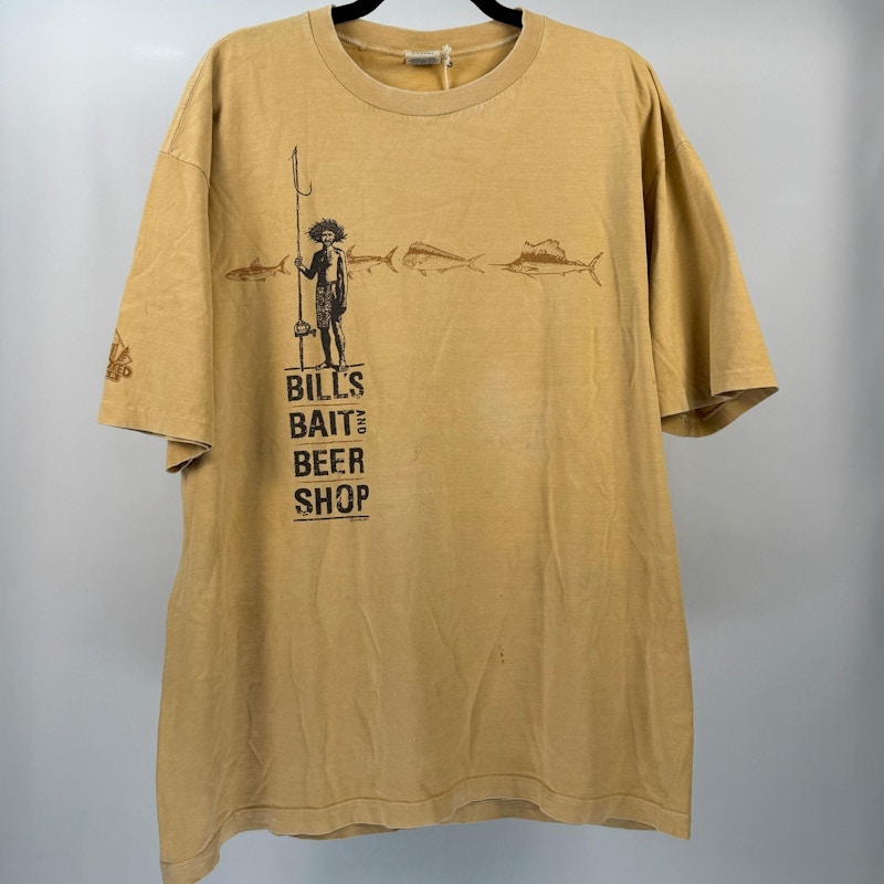 Bill's Bait and Beer Shop T-Shirt Yellow