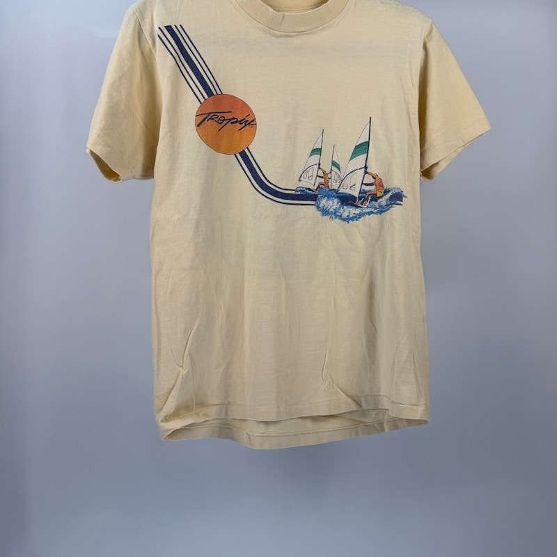 Tropix Windsurfing Graphic T-Shirt Yellow
