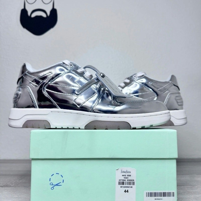 Off-White Out Of Office Sneaker Mirror Silver