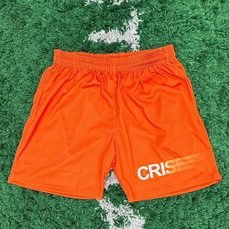 Crispy NYC Mesh Athletic Shorts Orange