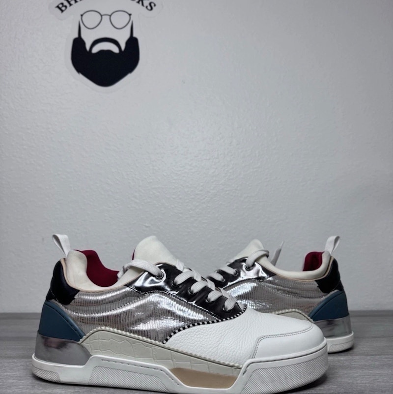 Christian Louboutin Astroloubi White Silver