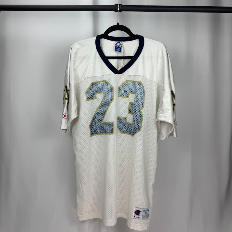 Vintage Champion Notre Dame #23 Jersey White
