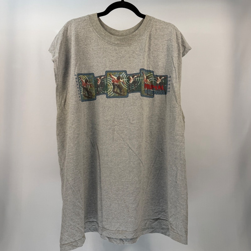 Primal Intension Sleeveless T-Shirt Grey