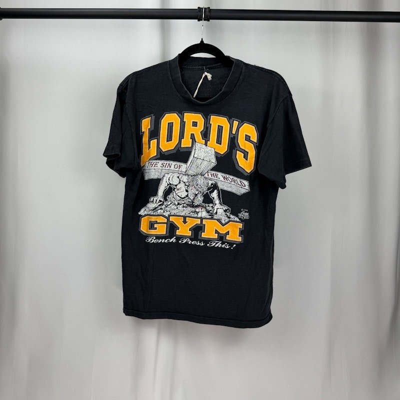 1990 Lord's Gym The Sin of the World T-Shirt