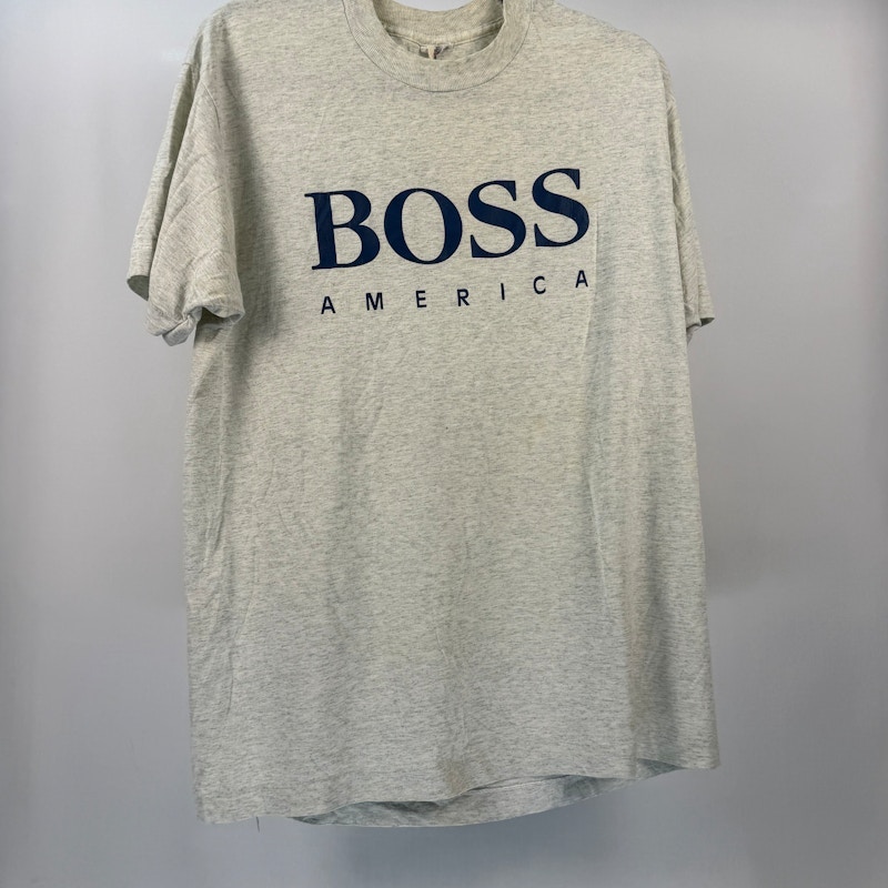 Boss America T-Shirt Grey