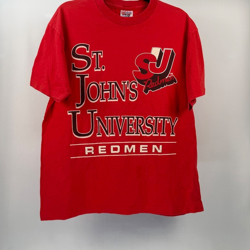 Hanes St. John's University Redmen T-Shirt Red