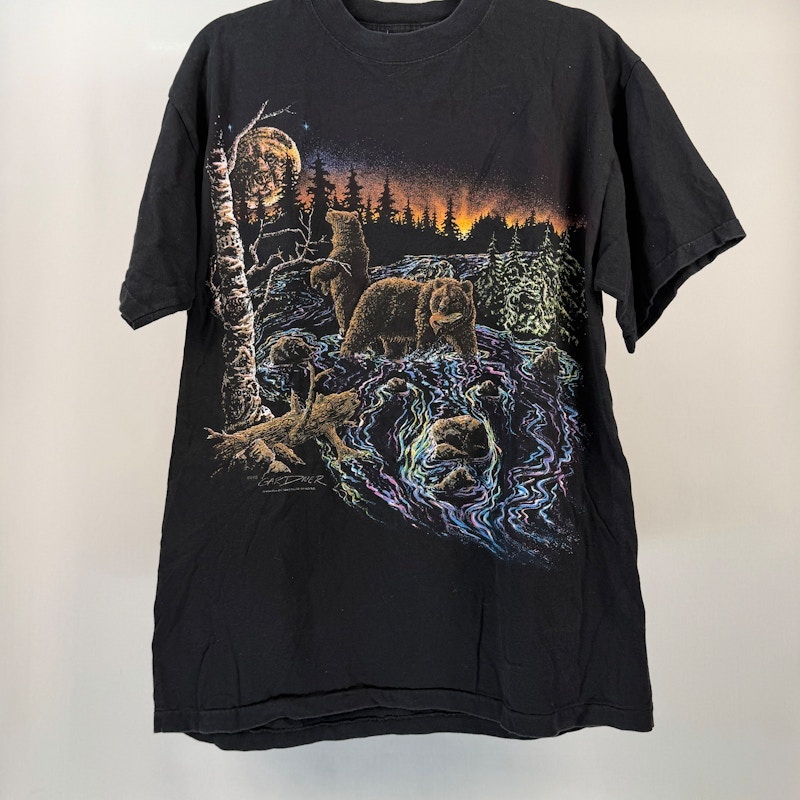 Gardner Wildlife Bear T-Shirt Black