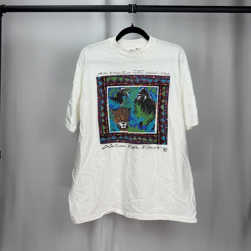 90s San Diego Zoo T-Shirt White