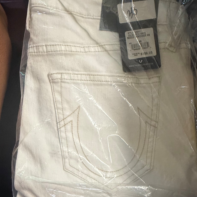 True Religion Rocco Renegade Jeans Optic White