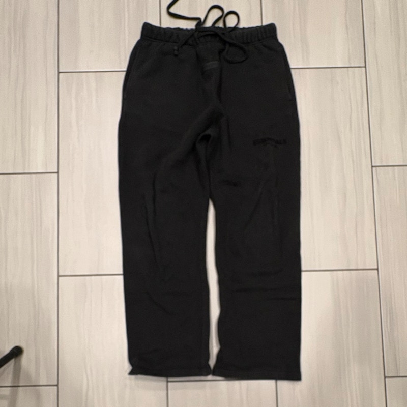 Fear of God Essentials Classic Fleece Sweatpants Black Stretch Limo