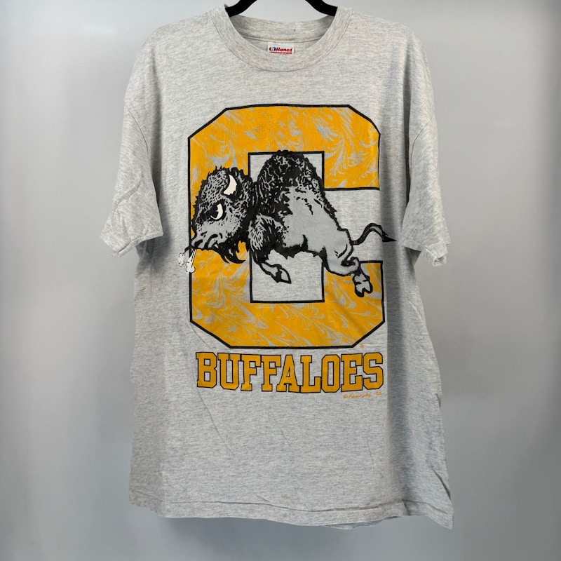 Hanes Buffaloes T-Shirt Heather Grey