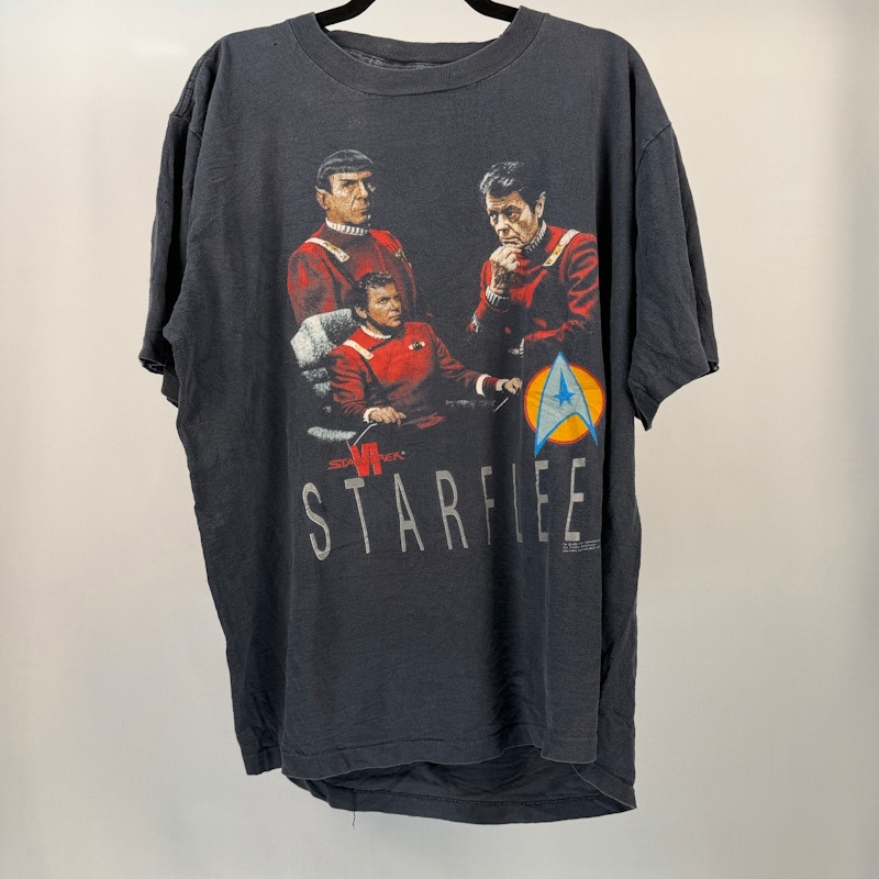 Star Trek VI Starfleet Klingons T-Shirt Black