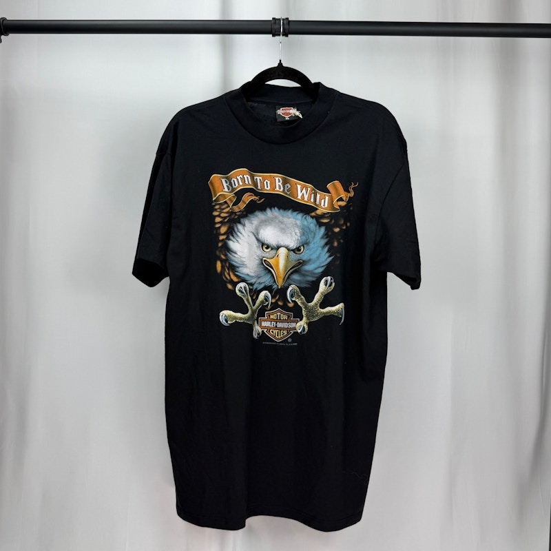 1991 Harley-Davidson Born To Be Wild Eagle T-Shirt