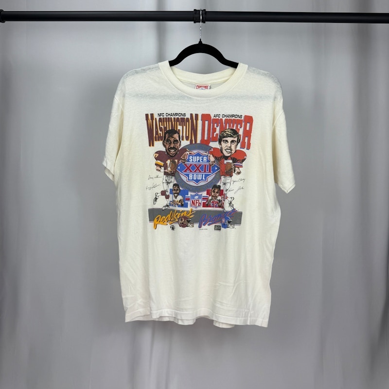 1987 Super Bowl XXII Caricature T-Shirt