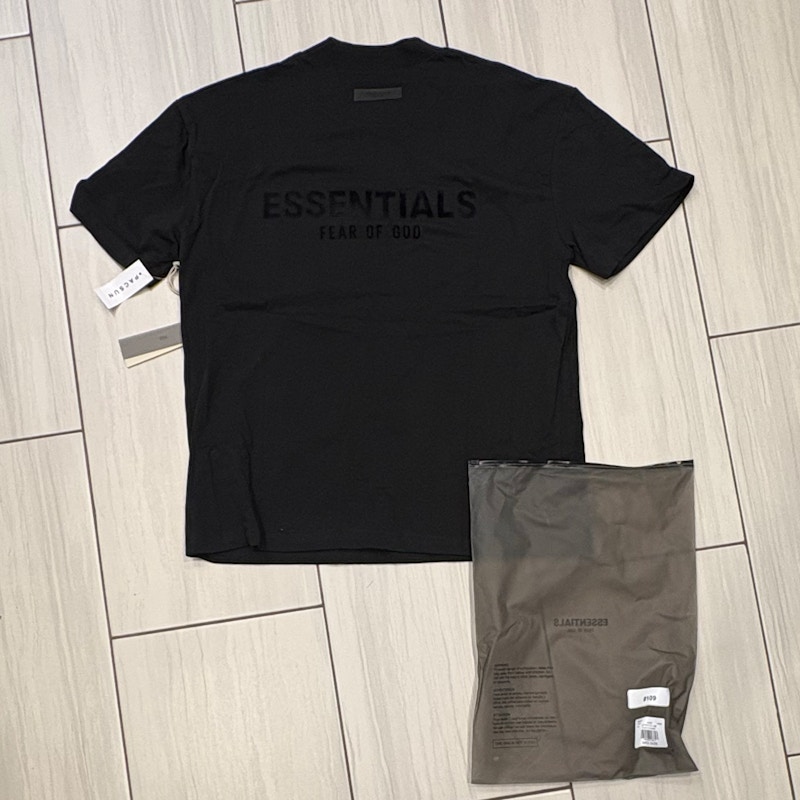 Fear of God Essentials T-Shirt Black Limo