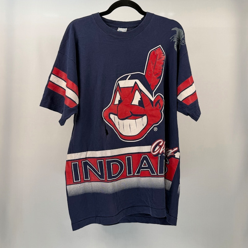 Cleveland Indians Graphic T-Shirt Navy