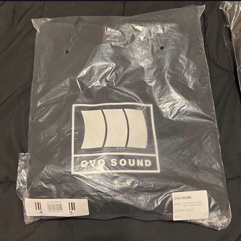 OVO Sound Crew Neck Sweatshirt Black