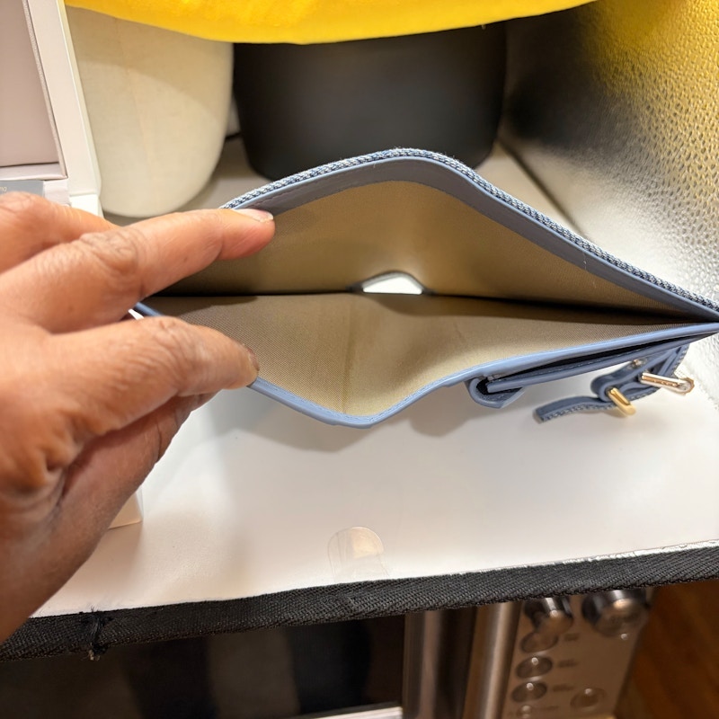 Givenchy Denim Medium Wallet Blue